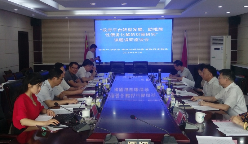 北冰院長(zhǎng)參與“政府平臺(tái)轉(zhuǎn)型發(fā)展，助推隱性債務(wù)化解的對(duì)策研究”課題調(diào)研座談會(huì)